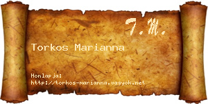 Torkos Marianna névjegykártya