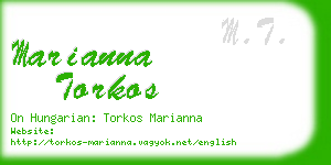 marianna torkos business card